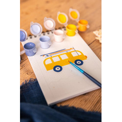 Kit de peinture au numéro Bisous Salés - Calissone