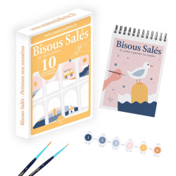 Kit de peinture au numéro Bisous Salés - Calissone