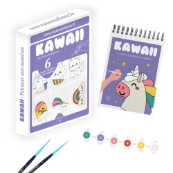 Kit de peinture au numéro Kawaii - Calissone