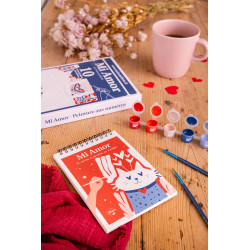 Kit de peinture au numéro Mi amor - Calissone