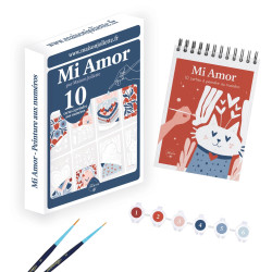 Kit de peinture au numéro Mi amor - Calissone