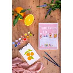 Kit de peinture au numéro Tutti Frutti - Calissone