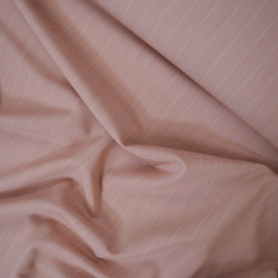 Twill moyen à rayures - Rose clair - Calissone