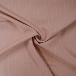 Twill moyen à rayures - Rose clair - Calissone