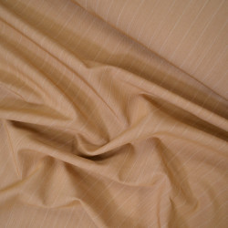 Twill moyen à rayures - Beige foncé - Calissone