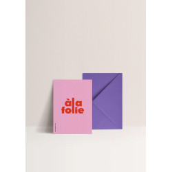 Carte - A la folie - Calissone