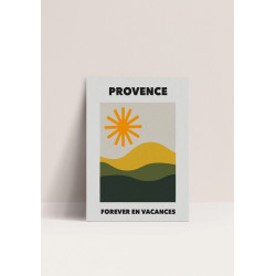 Poster - Forever en Vacances - Provence 30x40 - Calissone