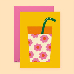 Carte postale - Sunny drink - Calissone