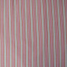 Double gaze de coton à rayures roses - Calissone