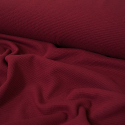 Jersey gaufré - Bordeaux - Calissone