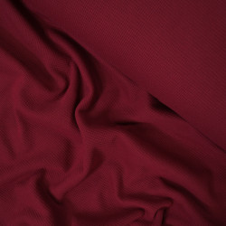 Jersey gaufré - Bordeaux - Calissone