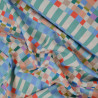 Viscose multi-colored checkerboard - Calissone