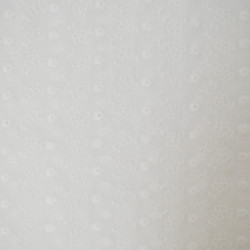 Scalloped white floral English embroidery - Calissone