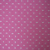 Broderie anglaise de lin - Fuchsia - Calissone