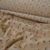 Linen English embroidery - Camel - Calissone