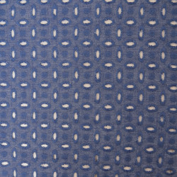 Linen English embroidery - Denim blue - Calissone