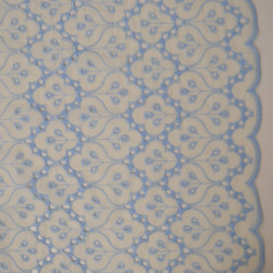 Liliane English embroidery - Sky blue - Calissone