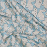 Cotton poplin rabbits - Sky blue - Calissone