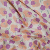 Flower art cotton poplin - Purple - Calissone