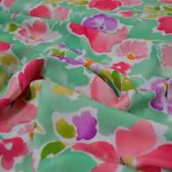 Viscose florale Spring vibes - Calissone