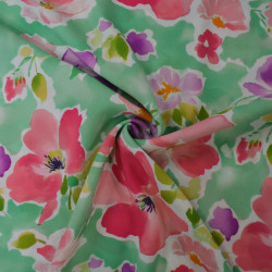 Viscose florale Spring vibes - Calissone