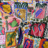 Exotic summer patchwork cotton satin - Calissone