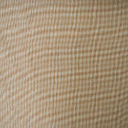 Seersucker gingham small checks - Camel - Calissone