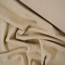 Seersucker vichy petits carreaux - Camel - Calissone