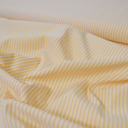 Yellow striped cotton - Calissone