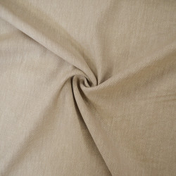 Herringbone cotton linen - Beige - Calissone