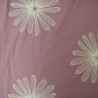 Floral embroidered cotton - Terracotta - Calissone