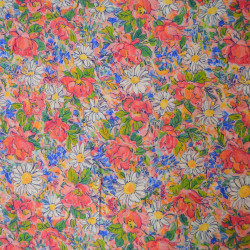 Floral viscose - Rose - Calissone