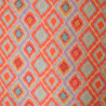 Orange diamond viscose satin - Calissone