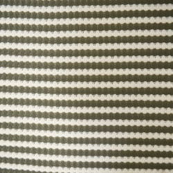 Maille crochet kaki et écru - Calissone