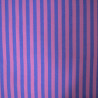Popeline de coton tissée à rayures - Violet - Calissone