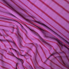 Striped terrycloth jersey - Pink / Fuchsia - Calissone