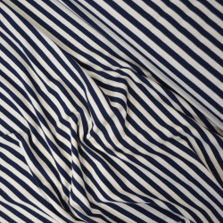 French Terry sailor top - Navy blue - Calissone