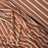 Striped terrycloth jersey - Brown / Ecru - Calissone