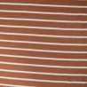 Striped terrycloth jersey - Brown / Ecru - Calissone