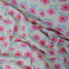 Floral ribbed cotton jersey - Ecru - Jennifer Bouron - Calissone