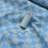 Popeline de coton - Checker summer - Calissone