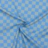 Popeline de coton - Checker summer - Calissone
