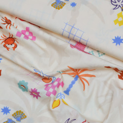 Popeline de coton - Pop Oasis - Calissone