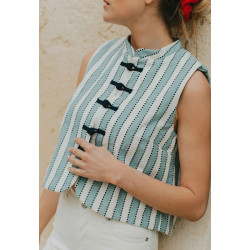 Patron top croisé Victoire - Calissone