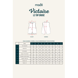 Patron top croisé Victoire - Calissone