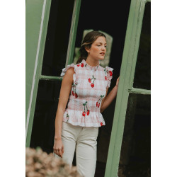 Hortense smocked top pattern - Calissone