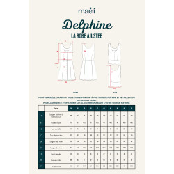 Patron robe ajustée Delphine - Calissone