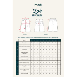 Patron short Zoé - Calissone