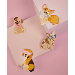 Beagle iron-on patch - Calissone