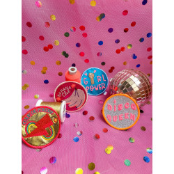 Disco Queen iron-on patch - Calissone